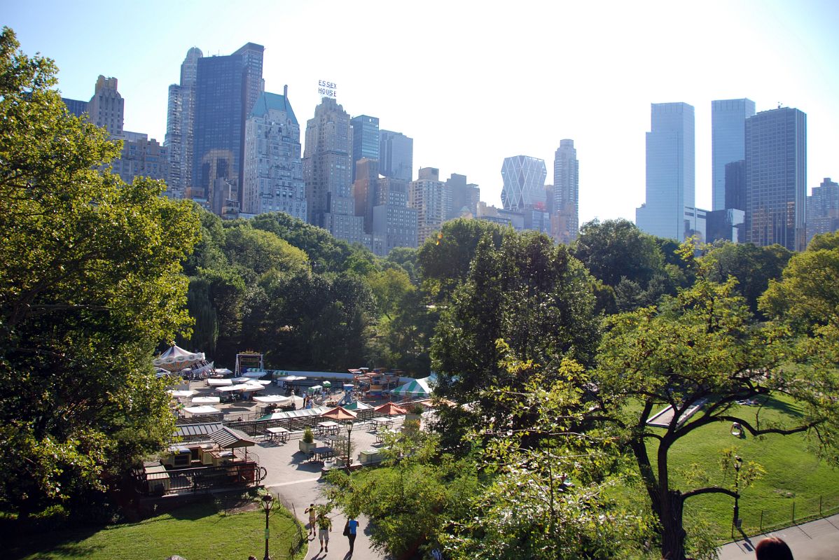 09B Wollman Rink In August With Buildings Southwest Of Central Park 62 St
